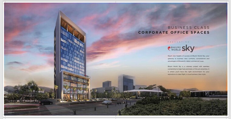 Exterior View, bhumi-world-industrial-park Commercial Office Space 1190 Sq.Ft. In Themghar Thane 9172985