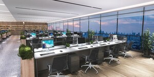 Team Area in  Office Space at Bhumi World Industrial Park, Themghar – for Sale