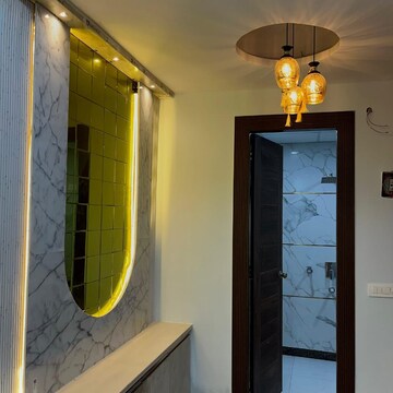 Bathroom in 3 BHK Apartment at Jovian Luxury Homes , Industrial Area – for Rent