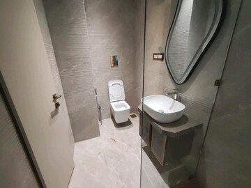 Bathroom in 3 BHK Apartment at Enpar Lotus 101 Worli Residences, Lower Parel – for Rent
