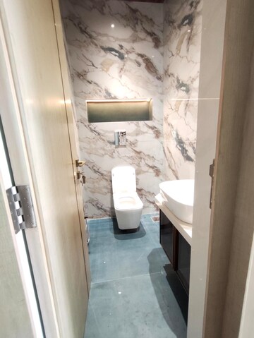 Bathroom in 3 BHK Apartment at Enpar Lotus 101 Worli Residences, Lower Parel – for Rent