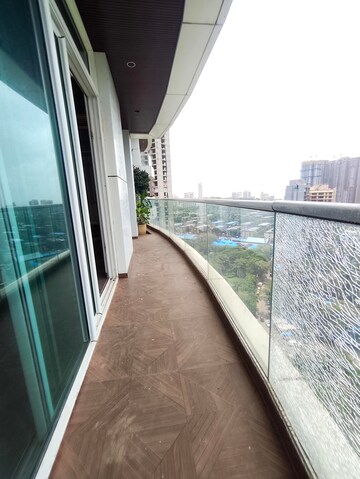 Balcony in 3 BHK Apartment at Enpar Lotus 101 Worli Residences, Lower Parel – for Rent