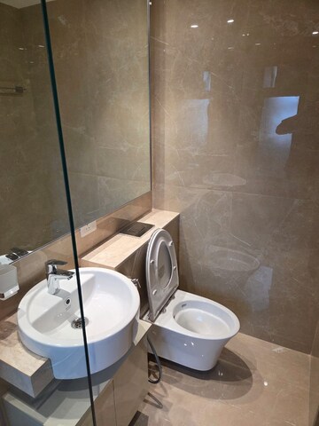 Bathroom in 1 BHK Apartment at Hiranandani Highland, Powai – for Rent