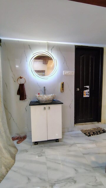 Bathroom in 2 BHK Apartment at Kruthi Residency, Ameenpur – for Rent