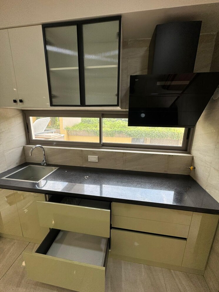 Kitchen, myscape-sanctuary 3 Bedroom 1935 Sq.Ft. Apartment In Hafeezpet Hyderabad 9173057