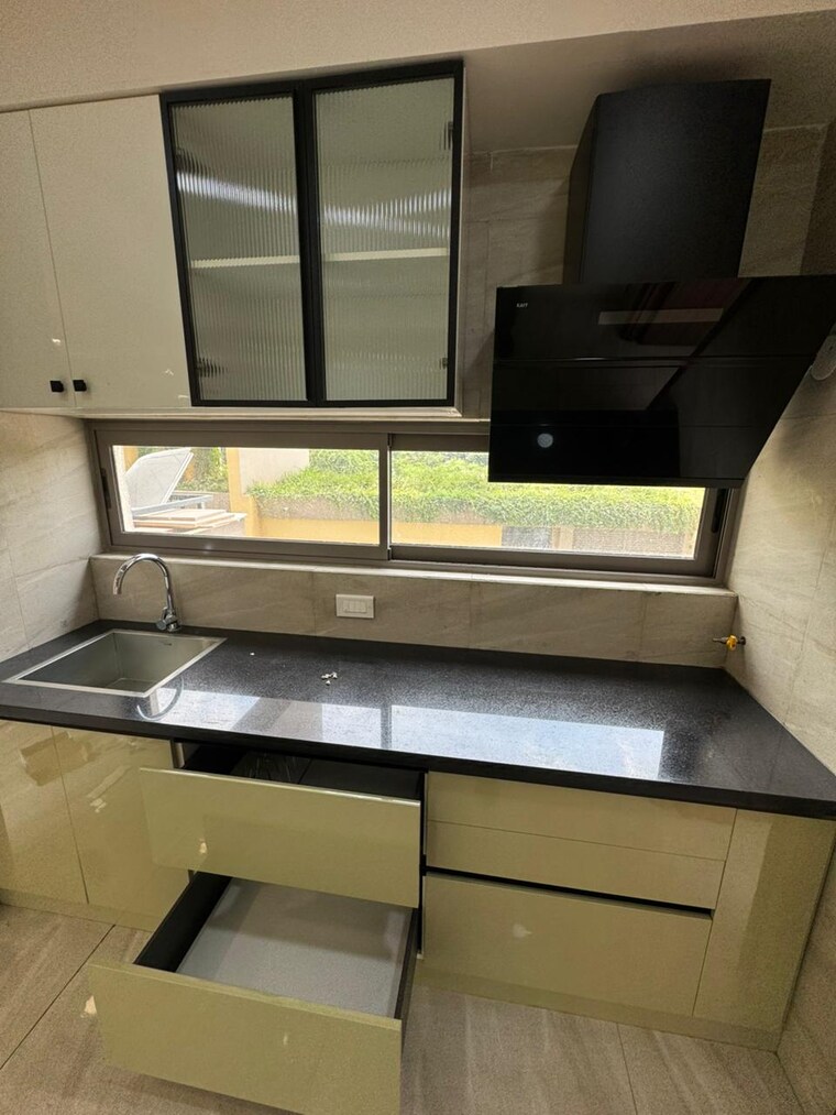 Kitchen, myscape-sanctuary 3 Bedroom 1935 Sq.Ft. Apartment In Hafeezpet Hyderabad 9173057