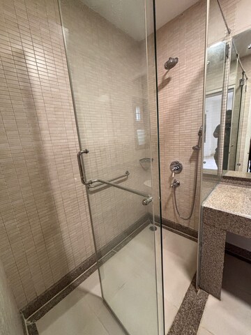 Bathroom in 3 BHK Apartment at Rose Dale, Halasuru – for Rent