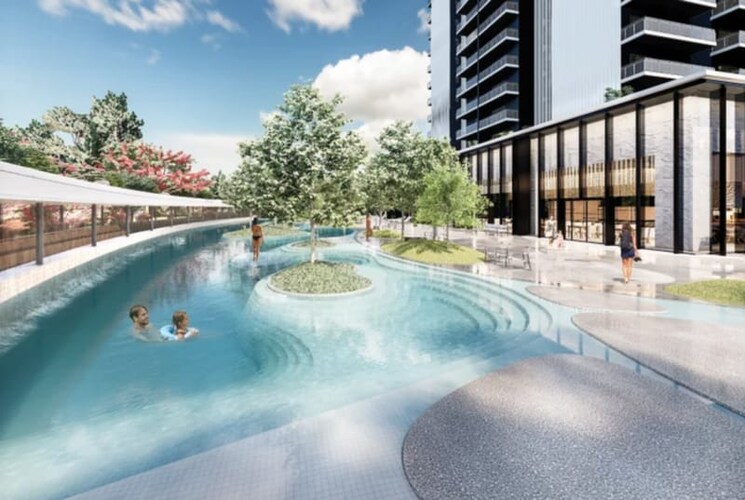 Swimming Pool, krisumi-waterside-residences 2 Bedroom 1740 Sq.Ft. Apartment In Sector 36a Gurgaon 9173239