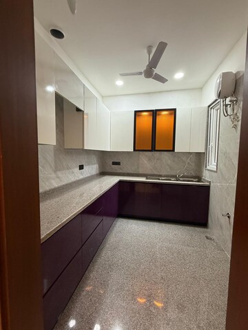 Kitchen in 3 BHK Builder Floor at Shivalik Colony – for Sale