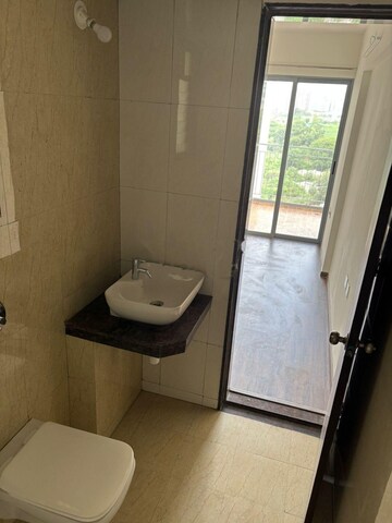Bathroom in 2 BHK Apartment at Saarrthi Skybay, Mahalunge – for Rent