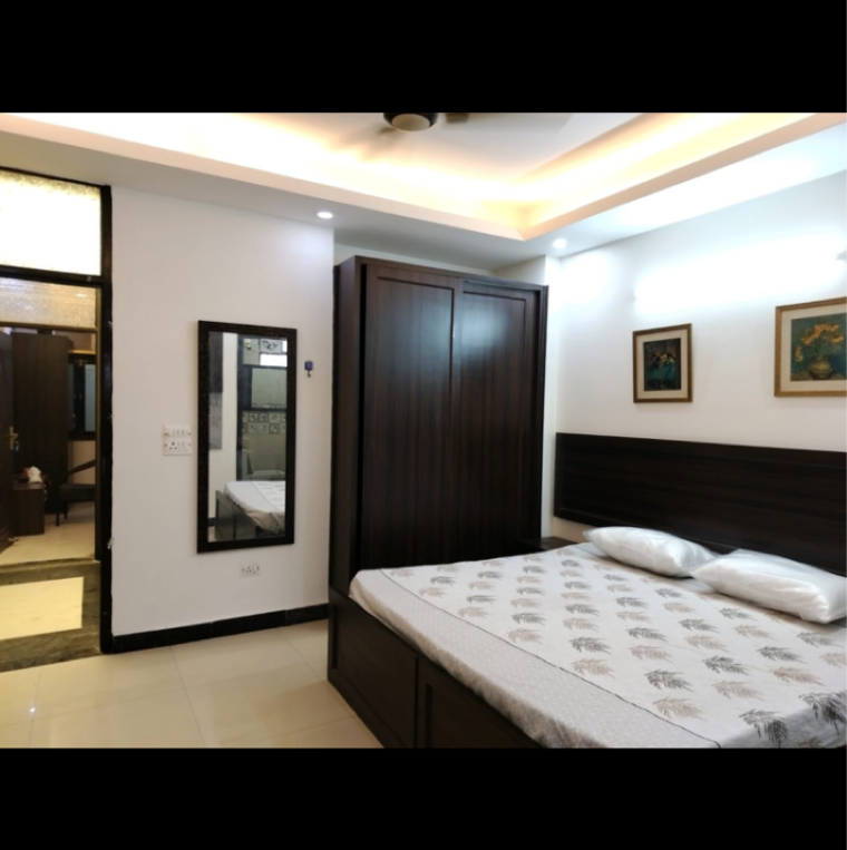 Bedroom, dlf-cyber-city 1 RK 350 Sq.Ft. Builder Floor In Sector 24 Gurgaon 9173415