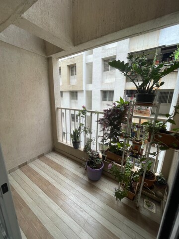 Balcony in 1 BHK Apartment at Jhamtani Ace Aurum Phase III, Ravet – for Rent