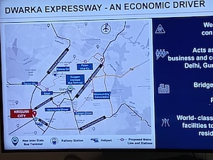 2 BHK Apartment – Map Location View at Krisumi Waterfall Suites, Sector 36a - for Sale