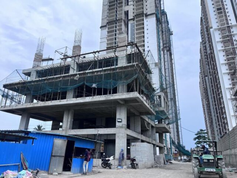 Exterior View, candeur-twins 3 Bedroom 1590 Sq.Ft. Apartment In Miyapur Hyderabad 9173846