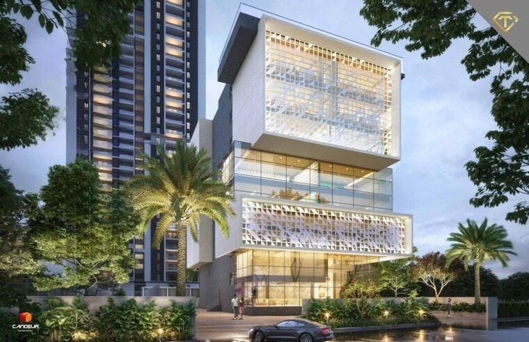 Exterior View, candeur-twins 3 Bedroom 1590 Sq.Ft. Apartment In Miyapur Hyderabad 9173846