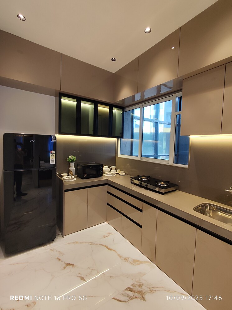 Kitchen, squarefeet-green-square 2 Bedroom 560 Sq.Ft. Apartment In Parkwoods Thane 9173926