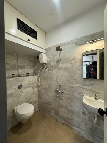 Bathroom in 2 BHK Apartment at Palghar – for Sale