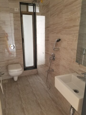 Bathroom in 1 RK Apartment at Kanakia Spaces Aroha, Borivali East – for Rent