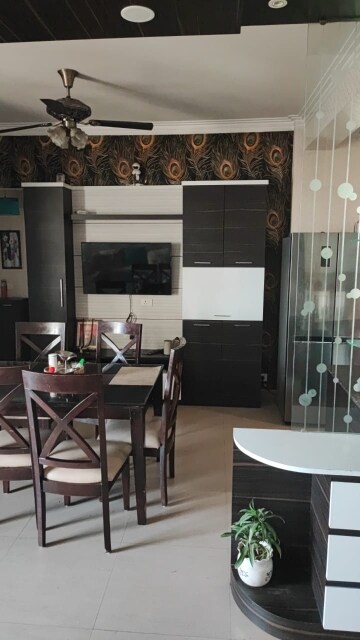 Kitchen in 3 BHK Apartment at SVP Gulmohur Garden, Raj Nagar Extension – for Rent