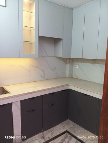 Kitchen in 3 BHK Apartment at Shalimar Garden – for Sale
