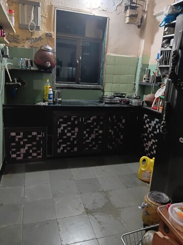 Kitchen in 1 RK Apartment at Shri Punit Nagar CHS, Borivali West – for Rent