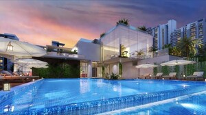 Swimming Pool in 2.5 BHK Apartment at Godrej 101, Sector 79 – for Sale