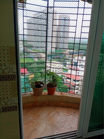 Balcony in 2 BHK Apartment at Bhoomi Ratna, Kharghar Sector 21 – for Rent