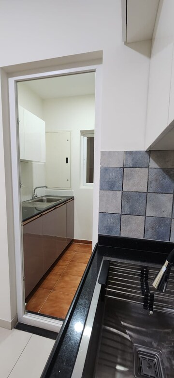 Kitchen in 2 BHK Apartment at Vajram Newtown, Thanisandra Main Road – for Rent