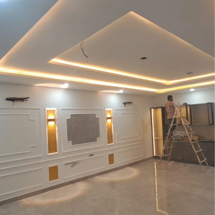 Living Room, sector 85 4 Bedroom 350 Sq.Yd. Builder Floor In Sector 85 Faridabad 9174343