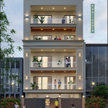 4 BHK Builder Floor – Exterior View View at Sector 85 - for Sale