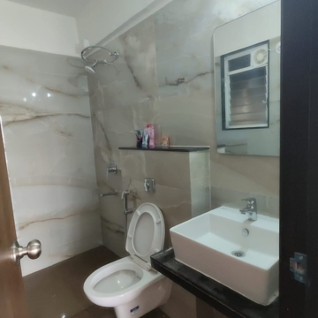 Bathroom in 2 BHK Apartment at Krishna Amarillo, Bhagwan Nagar – for Rent