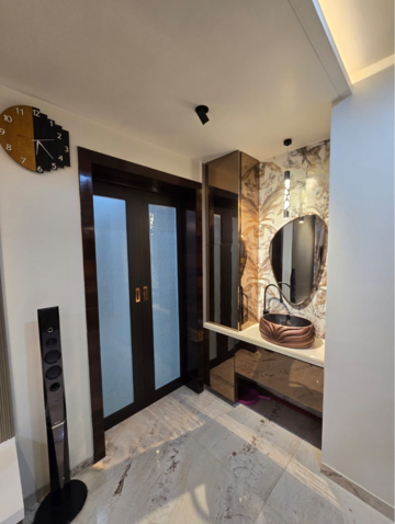 Bedroom in 3 BHK Apartment at Adhiraj Cypress Aqua, Kharghar Sector 4 – for Rent