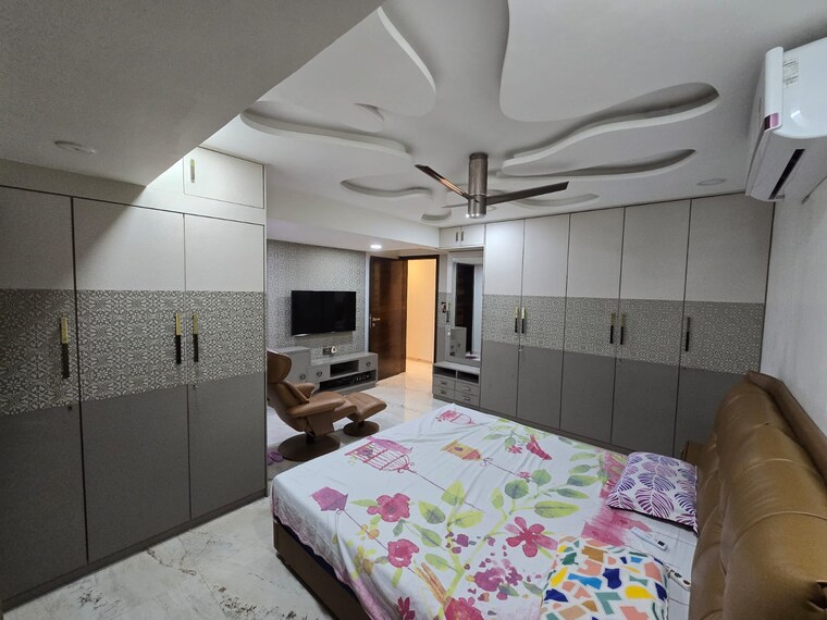 Bedroom, adhiraj-cypress-aqua 3 Bedroom 1550 Sq.Ft. Apartment In Kharghar Sector 4 Navi Mumbai 9174337