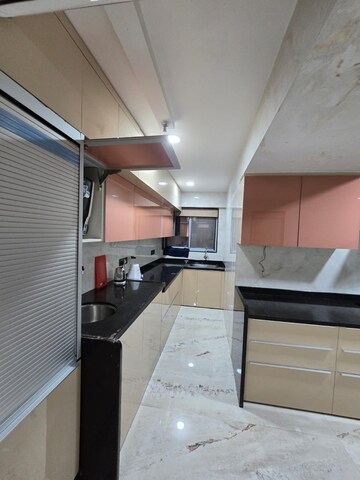 Kitchen in 3 BHK Apartment at Adhiraj Cypress Aqua, Kharghar Sector 4 – for Rent