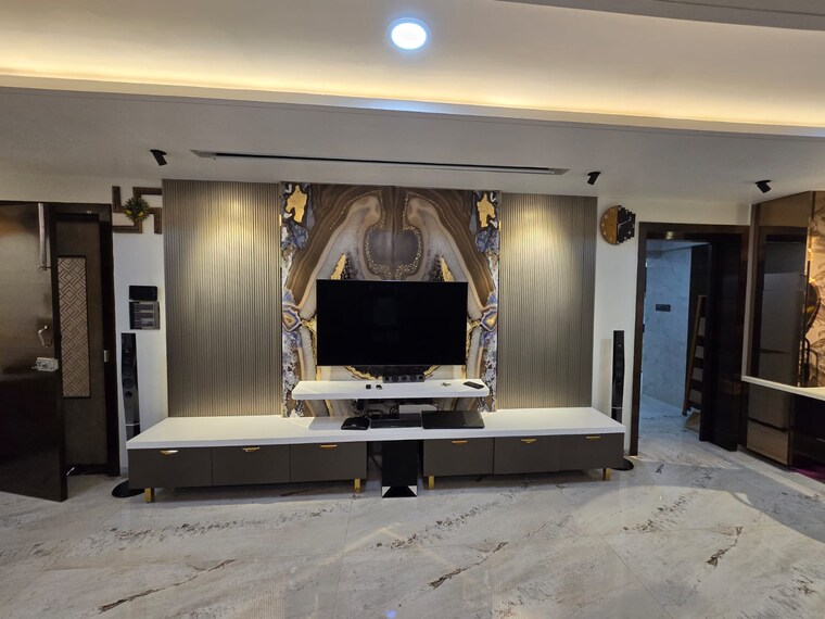 Living Room, adhiraj-cypress-aqua 3 Bedroom 1550 Sq.Ft. Apartment In Kharghar Sector 4 Navi Mumbai 9174337