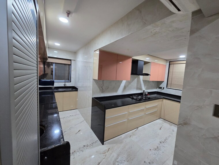 Kitchen, adhiraj-cypress-aqua 3 Bedroom 1550 Sq.Ft. Apartment In Kharghar Sector 4 Navi Mumbai 9174337