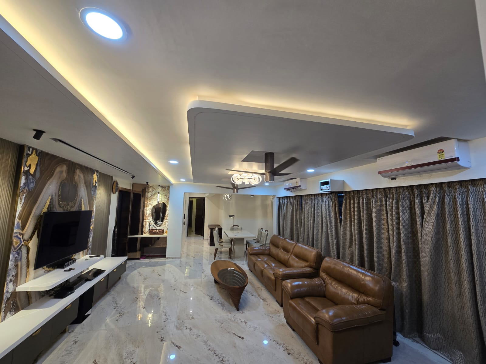 3 BHK + Pooja Room Apartment For Rent in Adhiraj Cypress Aqua