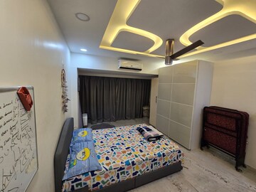 Bedroom in 3 BHK Apartment at Adhiraj Cypress Aqua, Kharghar Sector 4 – for Rent