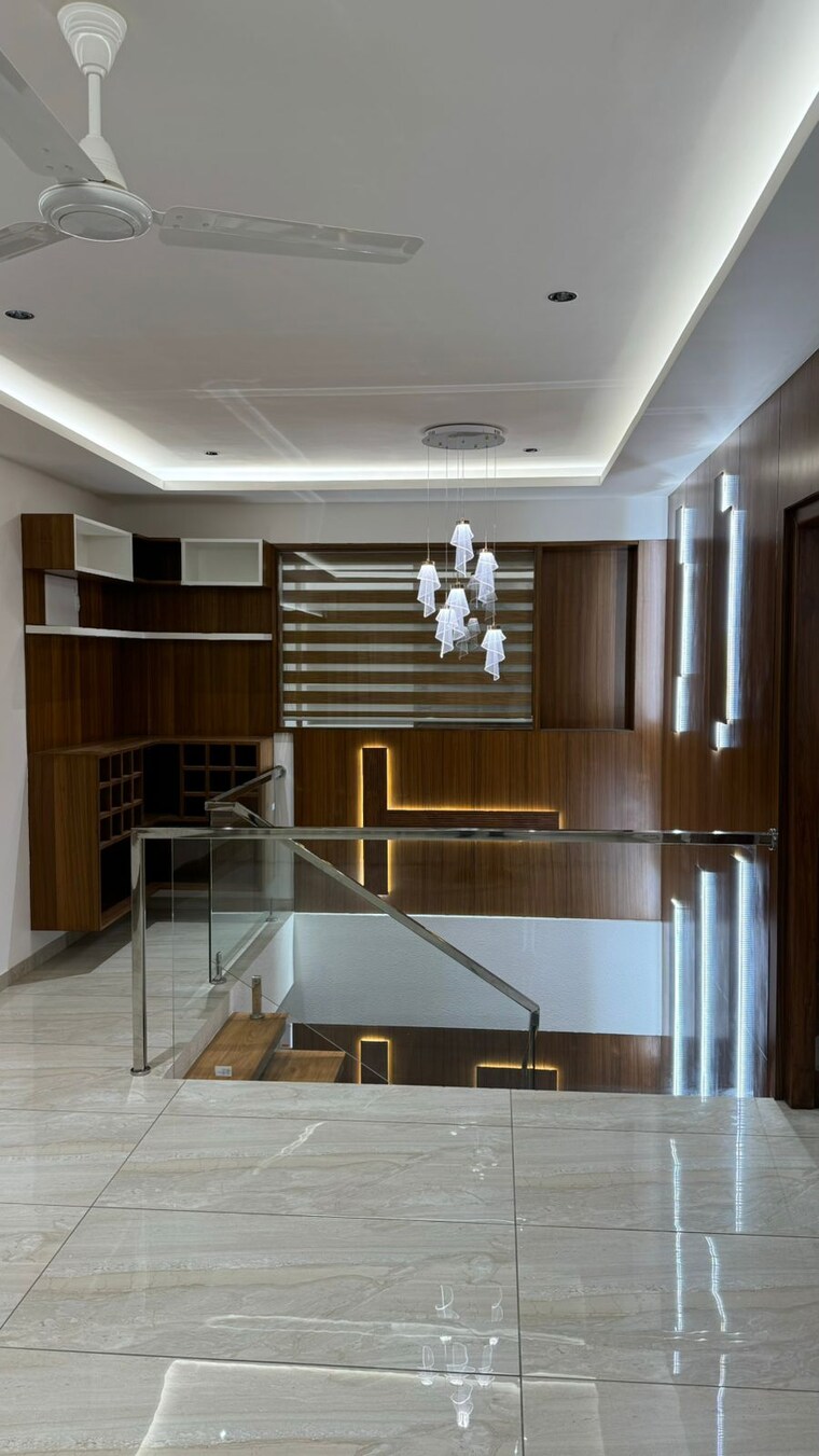 Living Room, purple-habiqo 3 Bedroom 2300 Sq.Ft. Apartment In Sahakara Nagar Bangalore 9174469