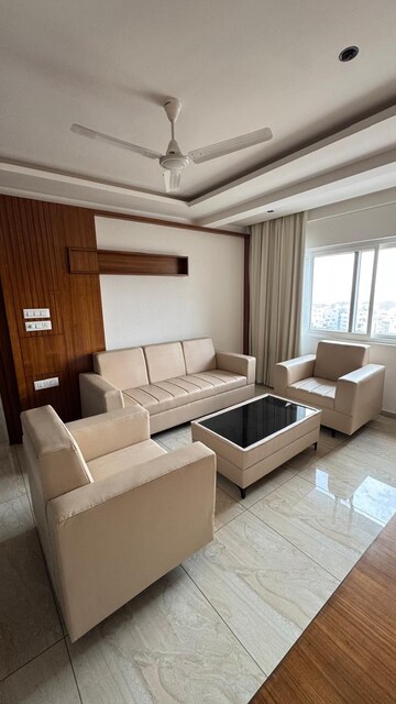 Living Room in 3 BHK Apartment at Purple Habiqo, Sahakara Nagar – for Rent