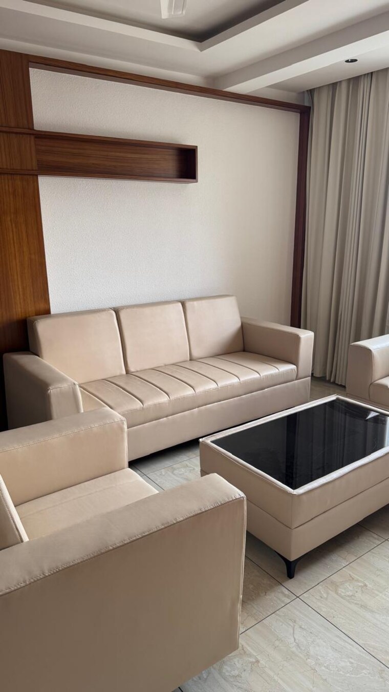 Kitchen, purple-habiqo 3 Bedroom 2300 Sq.Ft. Apartment In Sahakara Nagar Bangalore 9174469