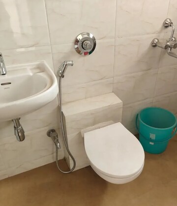 Bathroom in 2 BHK Apartment at Shapoorji Pallonji Joyville Gurgaon, Sector 102 – for Rent