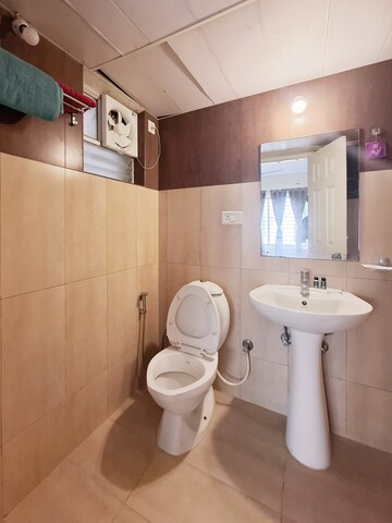 Bathroom in 3 BHK Apartment at Nitesh Columbus Square, Bellary Road – for Rent