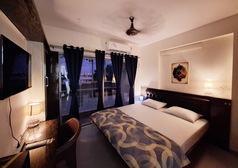 Bedroom, nitesh-columbus-square 3 Bedroom 1653 Sq.Ft. Apartment In Bellary Road Bangalore 9174540