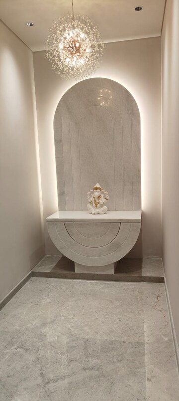 Bathroom in 3 BHK Apartment at Rustomjee Oriana, Bandra East – for Rent