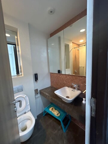 Bathroom in 3 BHK Apartment at Lodha Marquise, Worli – for Rent