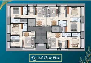 Floor Plan in 1 BHK Apartment at Meghna Manju Villa, Goregaon West – for Sale