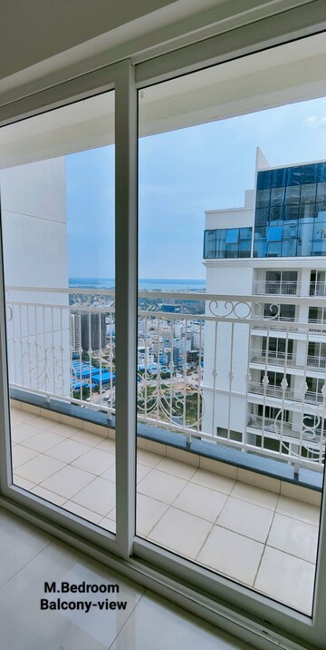 Balcony in 3 BHK Apartment at Prestige Beverly Hills, Kokapet – for Rent