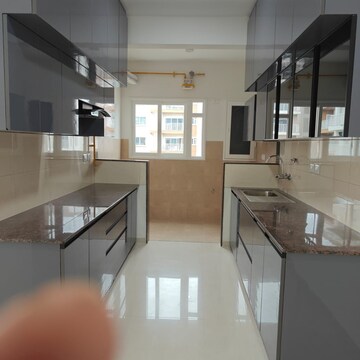 Kitchen in 3 BHK Apartment at L&T Raintree Boulevard, Hebbal – for Rent