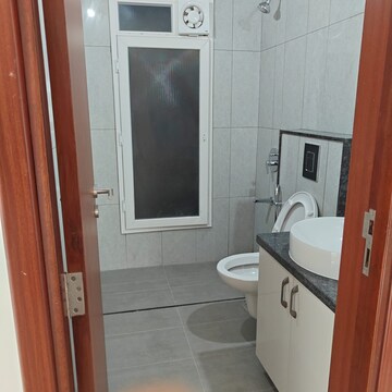 Bathroom in 3 BHK Apartment at L&T Raintree Boulevard, Hebbal – for Rent
